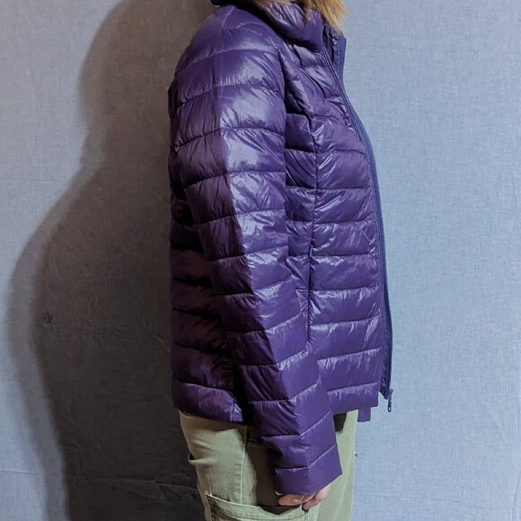 NuAge Sport Puffer Jacket Purple (Small) - Picture 10 of 12